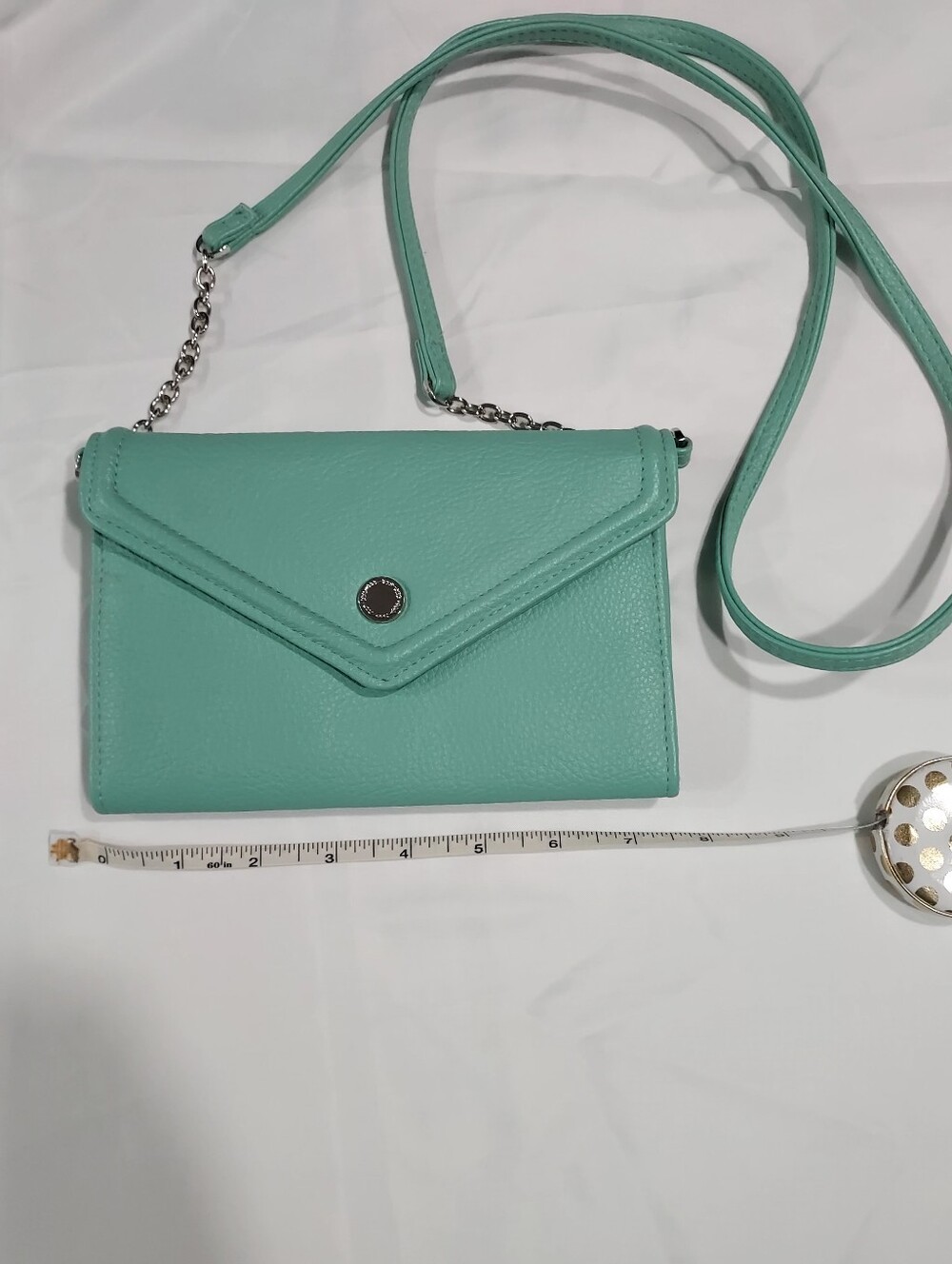 Mint Green Safe Keeper Crossbody Wallet Bag - Stylish Everyday Carry